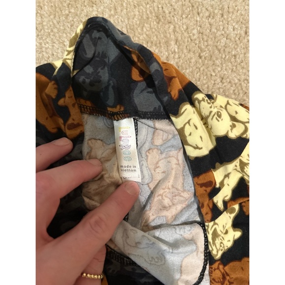 LulaRoe French Bulldog Leggings - Picture 2 of 4